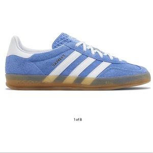 Adidas gazelle fusion blue sneakers